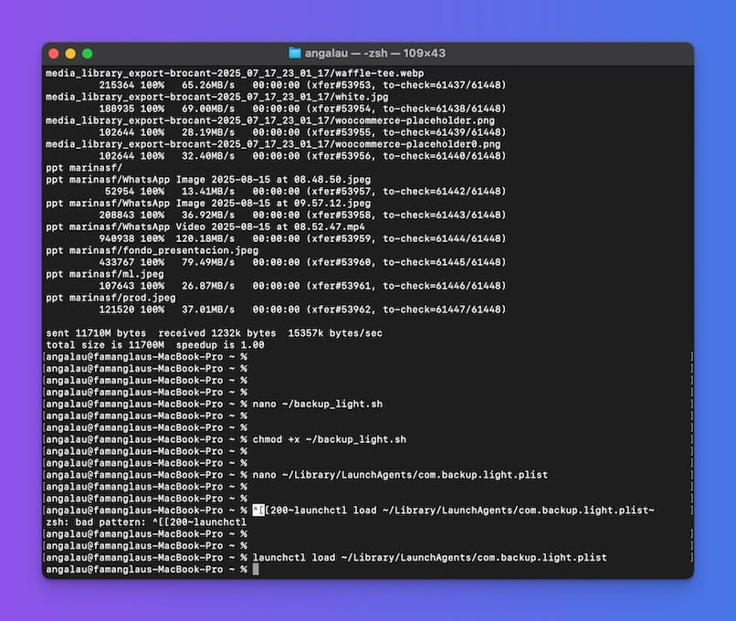 Crea un back up  en mac automático  de tus docs importantes a bajo costo con algunos comandos, -sin asustarse-.