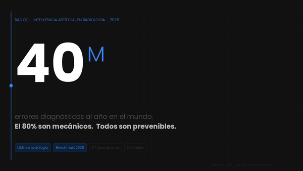 Lo que aprendí al probar tres modelos de IA para detectar errores en reportes radiológicos